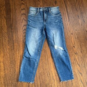 Kut from the Kloth Medium Wash Distressed Jeans